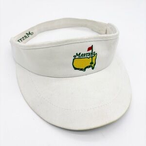 Masters Golf Tournament White Visor